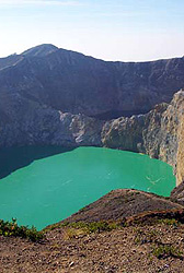 Indonesia - Flores Island - Volcano Kelimutu Kelimutu Indonesia Flores Island Volcano Maumere Beach Volcano Kelimutu near Maumere